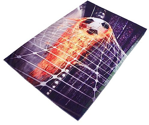 Toddmomy Tapisserie Fußball Wandbehang Kunst Urlaub Wandteppich Fußball-wandteppich Fußball Hängender Wandteppich Sport Wandteppich EIN Stück Polyester (Polyester) Basketball Spielen