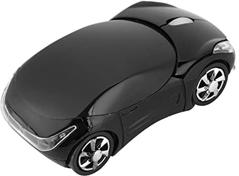 Naroote Auto-Maus, Kabellos, Auto-Computer-Maus, Auto-Mauspad, Funkmaus, Auto-Funkmaus, 2,4 G Kabellose Maus, Optische Maus 1600 DPI für Mac/ME/Windows PC/Tablet Gaming Office