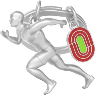 O meta[l]morphose METALMORPHOSE - 3D Metall Schlüsselanhänger Leichtathletik - Sportleidenschaft - Geschenk für Mann, Geschenk für Frau - MTM322-01