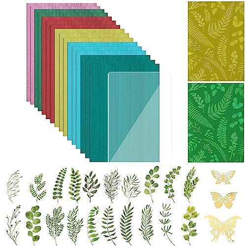 Cyanotypie Papier Kit,48 Stück Hochempfindliches Sonnendruckpapier Naturdruckpapier Mit Filmausschnitte Und Cyanotypie Material,Solar Fotopapier Sun Art Paper Für Kinder Erwachsene Diy Zum Basteln