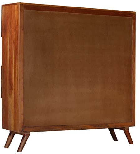 KTHLBRH Wohnzimmerschrank Esszimmerschrank Anrichte Highboard Altholz Massiv 150x40x152 cm für Küche, Wohnzimmer, Aufenthaltsraum
