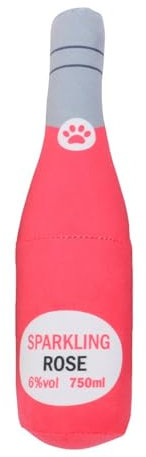 Squeaky Dog Toys - Dog Chew Toys, Water Bottle Dog Toy, Dog Bottle Plush Toy | Puppy Chewing Toys, Plush Champagne Bottle, Interactive Squeak Pet Toy, Funny Dog Toys, Novelty Dog Chew Toys for Dogs