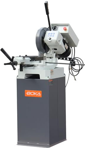 BOKA CS-250 - Sega circolare manuale in metallo, lama HSS, lama da 250 mm, troncatrice con doppia morsa, taglio preciso del metallo, ideale per acciaio, alluminio, rame, CS-250