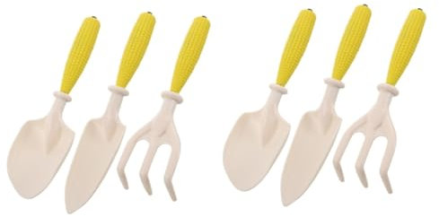 Sosoport 2 Sets Gartenwerkzeug Set Gartenrechen Gartenzubehör Kleiner Rechen Gartenschaufel Werkzeug Gartenarbeit Kunststoffschaufel Gartenhandrechen Kleine Gartenschaufel