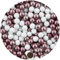 EinsSein 1kg dragees mariage boules de chocolat Mix 1 cm petit blanc-rose | Dragées baptême fille garcon communion aux amandes | feter et recevoir fêter de fete couleur pas cher aux bombe tag voir mes