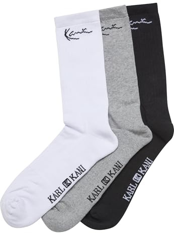 Karl Kani Signature Socks (3Pack) black/grey/white, 39-42