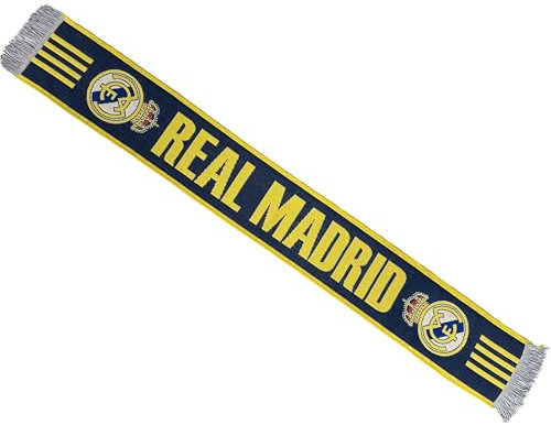 REAL MADRID Schal Real – Offizielle Kollektion Liga Football – Größe 140 cm, blau, 140