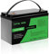 DATOUBOSS Batteria LiFePO4 da 12 V, 100 Ah, batteria al litio da 1280 Wh con migliorata BMS, max 15000 cicli di profondità, supporto in serie/circuito parallelo, per camper, pannello solare, marino,