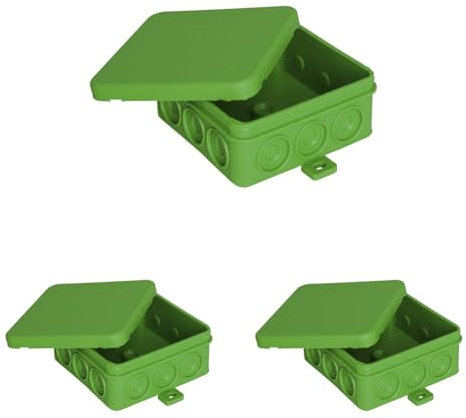 Kopp 347108005 Abzweigdose Aufputz-Feuchtraum, ohne Klemmleiste, IP 54 (Packung mit 3)