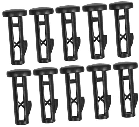 PartyKindom 10pcs Trash Can Lid Latch for Wheelie Bin Lid Clips Bin Locks for Outdoor Use
