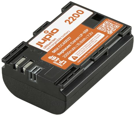JUPIO Batterie LP-E6P kompatibel mit Canon