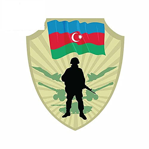 13 cm x 11,4 cm für Armee von Aserbaidschan DIY Motorrad Auto Aufkleber 3D Lustige DIY