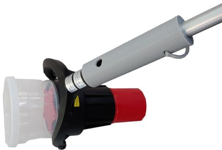 Axis Line Adapter für Solo Prüfhaube & Melderpflücker, Rauchmelder Wartung | Robuster Verbindungsadapter für Axis Line Teleskopstangen bis 16m mit Sicherungsclip für stabilen Halt bei Überkopfarbeiten.