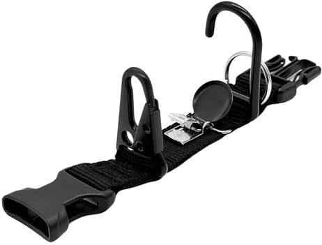 rimaBAND PRO-S Universalband – Aufhängung mit Haken, Clip, Schlüsselring, Karabiner, Schnalle, Textilband | Rostfrei | Schlüsselband | Allzweckband für Camping, Garten, Alltag & Reisen