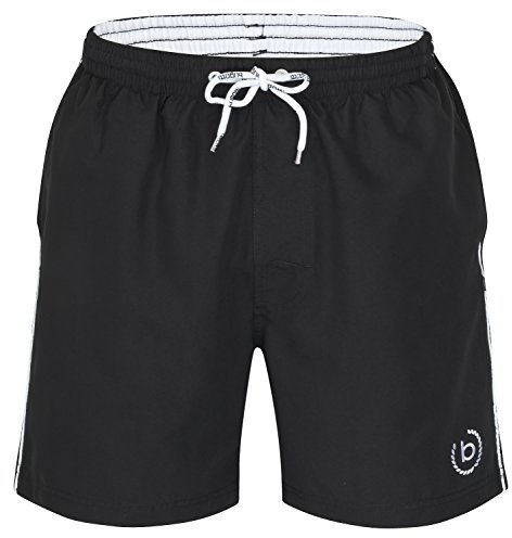 bugatti® - Herren Badeshort schwarz, in Größe L