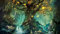 Tapete Fototapete Hintergrund-Tapeten 3D Tapeten Ästhetizismus Mode Interior Tapete Fantasie Wald Wunsch Baum Wohnzimmer Tv Hintergrund Tapeten 200 * 140 Cm