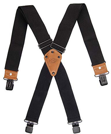 Dickies Herren Industrial Strength Suspenders Hosenträger, Schwarz, Extended Size