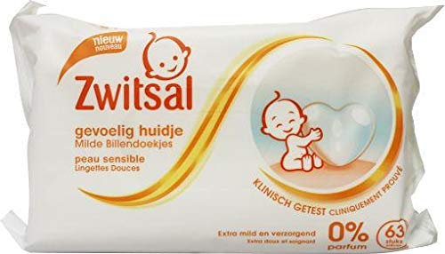 Zwitsal Chiffons sensibles peau 63 pièces