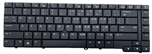 fqparts Replacement Laptop Tastatur für for HP EliteBook 6930p Schwarz Schwarz US-englische Ausgabe