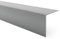 Quest PVC Winkelprofil Kunststoff Selbstklebend Kantenschutz Eckenschutz Eckleiste Winkelleiste, 30x30mm, 150cm, dunkelgrau