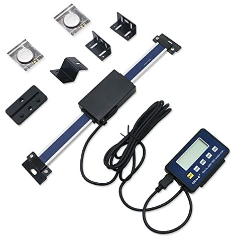 Digital Readout Linear 0-150mm/0-6inch Accurate Digital LCD Digital Readout Lathe Linear Scale for Milling Machines, Linear Digital Readout