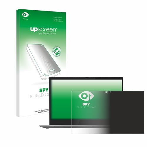 upscreen Blickschutzfolie für Lenovo ThinkPad X1 Yoga | (5. Gen.) Anti-Spy Displayschutz Made in Germany Privacy Screen Protector Sichtschutz Blaulichtfilter Klare Folie