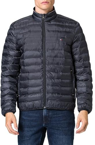 Tommy Hilfiger Herren Jacke Übergangsjacke, Blau (Desert Sky), S