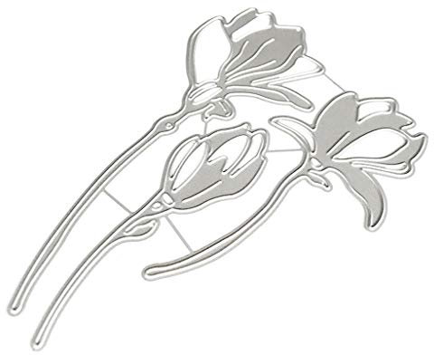 Kcibyvx Stanzschablone Blume,Prägeschablonen Stanzformen Schablonen für Scrapbooking, Fotopapier, Karten,DIY Herstellung Das Erntedankfest Ostern Geburtstag Neujahrsgeschenk
