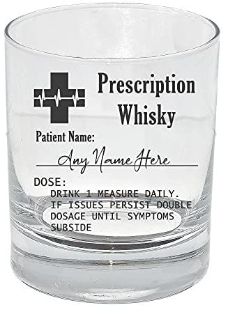 Always Looking Good Personalised Engraved Whisky Tumbler Glass Prescription Whiskey Glass with Name Novelty Funny Birthday Fathers Day Gift (305ml Lav Tumbler, Empty Glass)