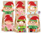 KuschelICH Adventskalender zum Befüllen Elfen - mit Stickern und Adventskalenderzahlen zum Gestalten und selber Basteln (Elfen)