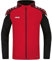 JAKO Performance Kapuzenjacke rotschwarz, L Herren