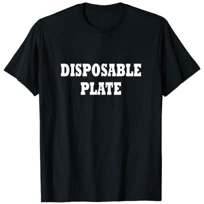 Assiette jetable pour costume d'Halloween T-Shirt