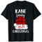 Christmas 2021 Kane passender Pyjama, Weihnachtsmann-Mütze T-Shirt