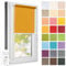 Estika Rollo für Fenster ohne Bohren - 45cm x 120cm - Gold - 25 Stofffarben, Klemmfix Montage, Fensterrollos für innen, Sichtschutz für Fenster und Balkontür (45 cm Stoffbreite)