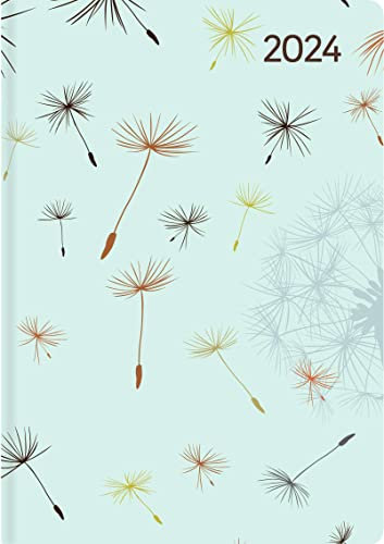 Ladytimer Mini Blowballs 2024 - Taschen-Kalender 8x11,5 cm - Pusteblumen - Weekly - 144 Seiten - Notiz-Buch - Alpha Edition
