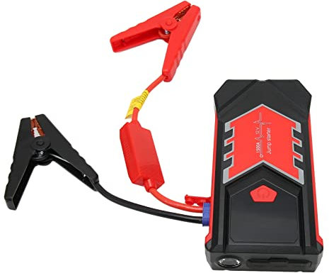 3000Amp Lithium Jump Starter Box, 59800mah Autobatterie Booster Pack, Tragbares Power Bank Ladegerät, Kondensator Starthilfe mit LCD Display Kompass LED-Licht
