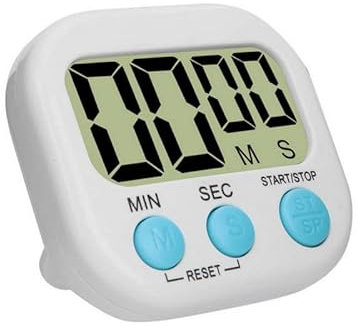 Digital Kurzzeitmesser Küchentimer Küchenwecker Stoppuhr mit Magnet Eieruhr Digitaltimer mit LCD Display für Kochen Backen Sport Lernen