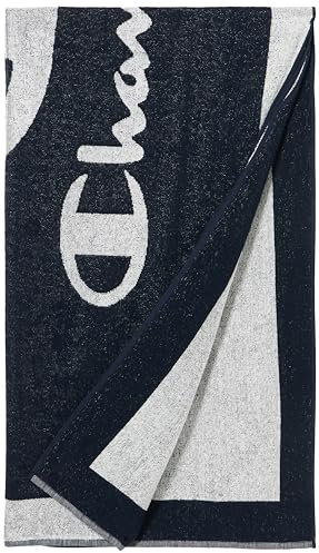Champion Unisex Modern Basket Accessories-805960 C-Logo Beach Strandtuch, Schwarz, One Size