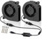 Wathai 60mm x 15mm Computer Case USB Blower Fan 5V with Variable Speed Controller for Receiver DVR Playstation Xbox Computer Cabinet Cooling 2 Pack