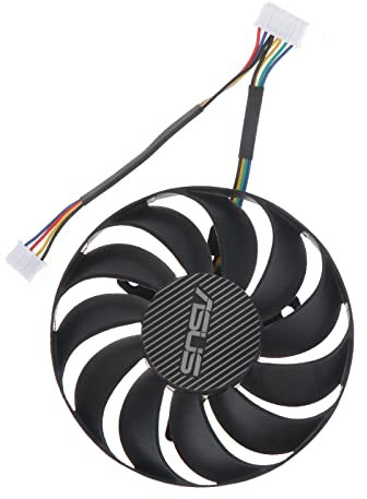 aieibuy Ventilateur de refroidissement GPU 4 broches 12 V pour Radeon RX 5700 XT 8 Go TUF X3 EVO OC RX 5600 XT RX5700 ventilateur de refroidissement de carte graphique