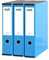 Box File Laminated Foolscap, Lockspring, Ring Pull & Catch, 70mm Spine, Blue (Box of 3)