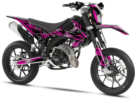 Arider Dekor (Aufkleber) für Rieju MRT 50/125 (2022-2023) | Spark Edition (Pink)