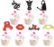 Blumomon 28 Stück Singer Cupcake Toppers Beliebte Sänger Geburtstag Party Dekoration Musik Thema Party Fans Party Dekoration