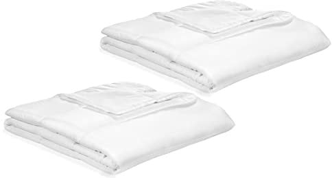DREAMSTAR Eco 2er Set Sommer Bettdecken | leichte Steppdecken ideal für den Sommer | waschbar 40 Grad | Allergiker geeignet | 100% Mikrofaser | Öko-Tex Zertifiziert | 155 x 220 cm