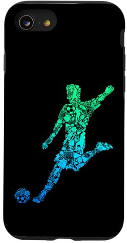 Hülle für iPhone SE (2020) / 7 / 8 Fußball Fußballer Kinder Jungen Herren