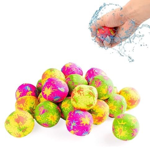 15Pcs Water Bombs, Water Bomb Balls, Water Ball, Reusable Water Bombs, Water Balls, Water Balls for Pool, for Water Parks, Swimming Pools, Beach Parties, and Other Outdoor Water Activities