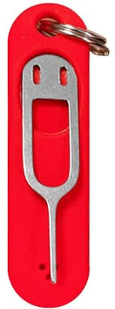 2 Sim Card Removal Tool - Detachable Keychain Charm Sim Card Tray Eject Pin with Protective Case | Portable Sim Card Tray Opening Needle Opener Ejector for All Smartphone & Tablets