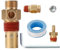 Air Compressor Replacement Parts SUNROAD Brass 11/16 comp x 1/2 Inch MNPT Compressor in Tank Check Valve Kit with Three Different Unloader Tube Fittings 20 SCFM 4 piece