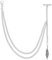 ManChDa Taschenuhr Mit Hohl Laterne Anhänger - Kette für Herren, Albert Fob T Bar Curb Link T-Bar Mit 2 Haken Antik | Silber