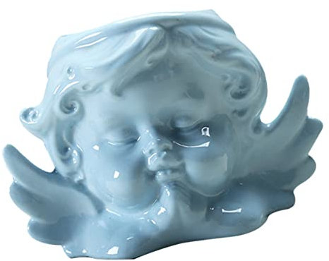 BCOATH Keramik Sukkulentenhalter Tischblumentopf Mit Abflussloch Für Sukkulenten Kakteen Minimalistische Homeoffice Dekoration Blau